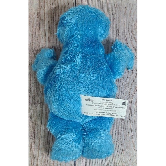 Hasbro Sesame Street Plush Cookie Monster Stuffed Toy Blue 9.5" 2013 - Picture 2 of 3
